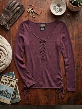 Harley Davidson Womens pull over top